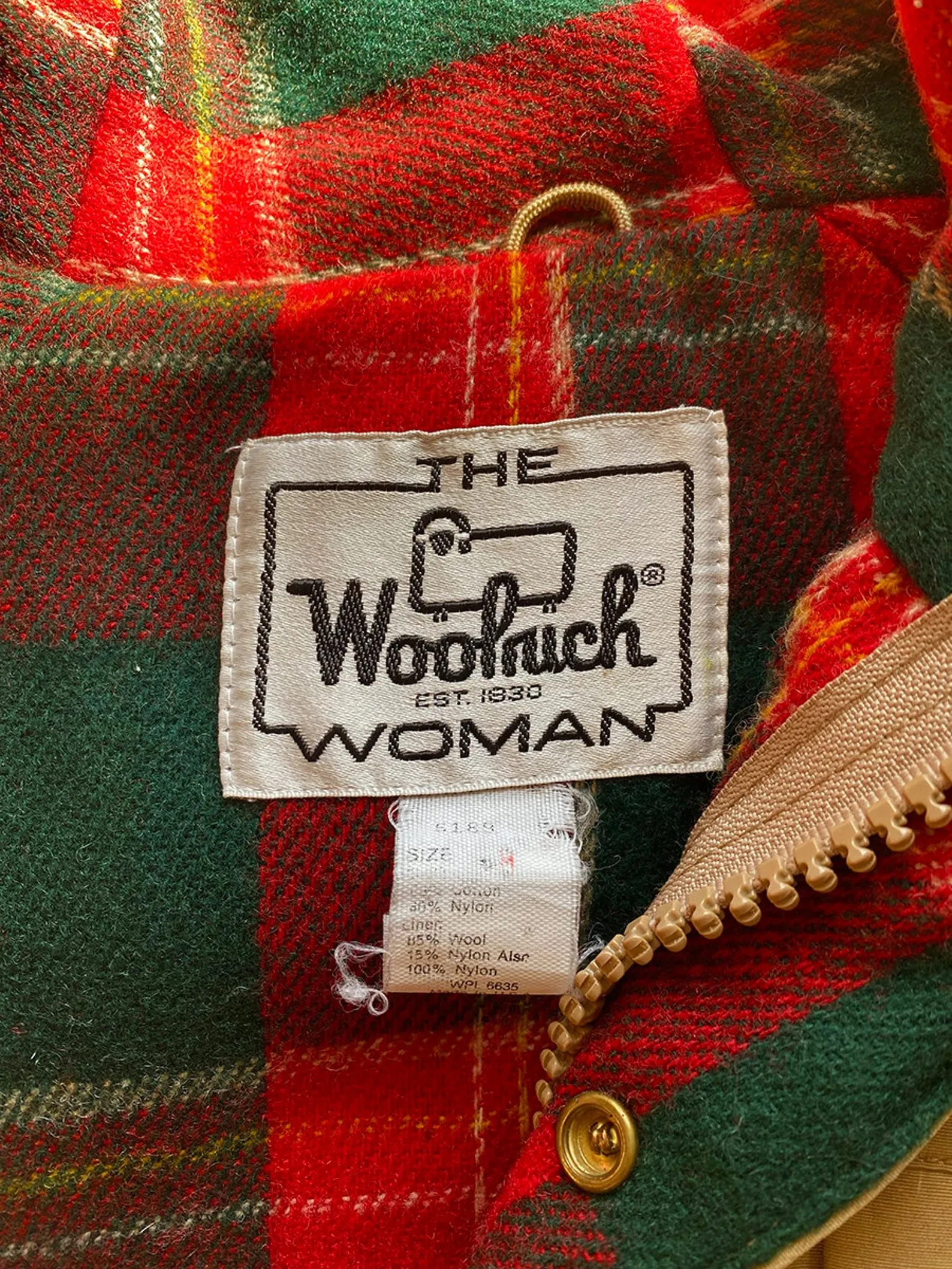 1980's Camel Woolrich Parka