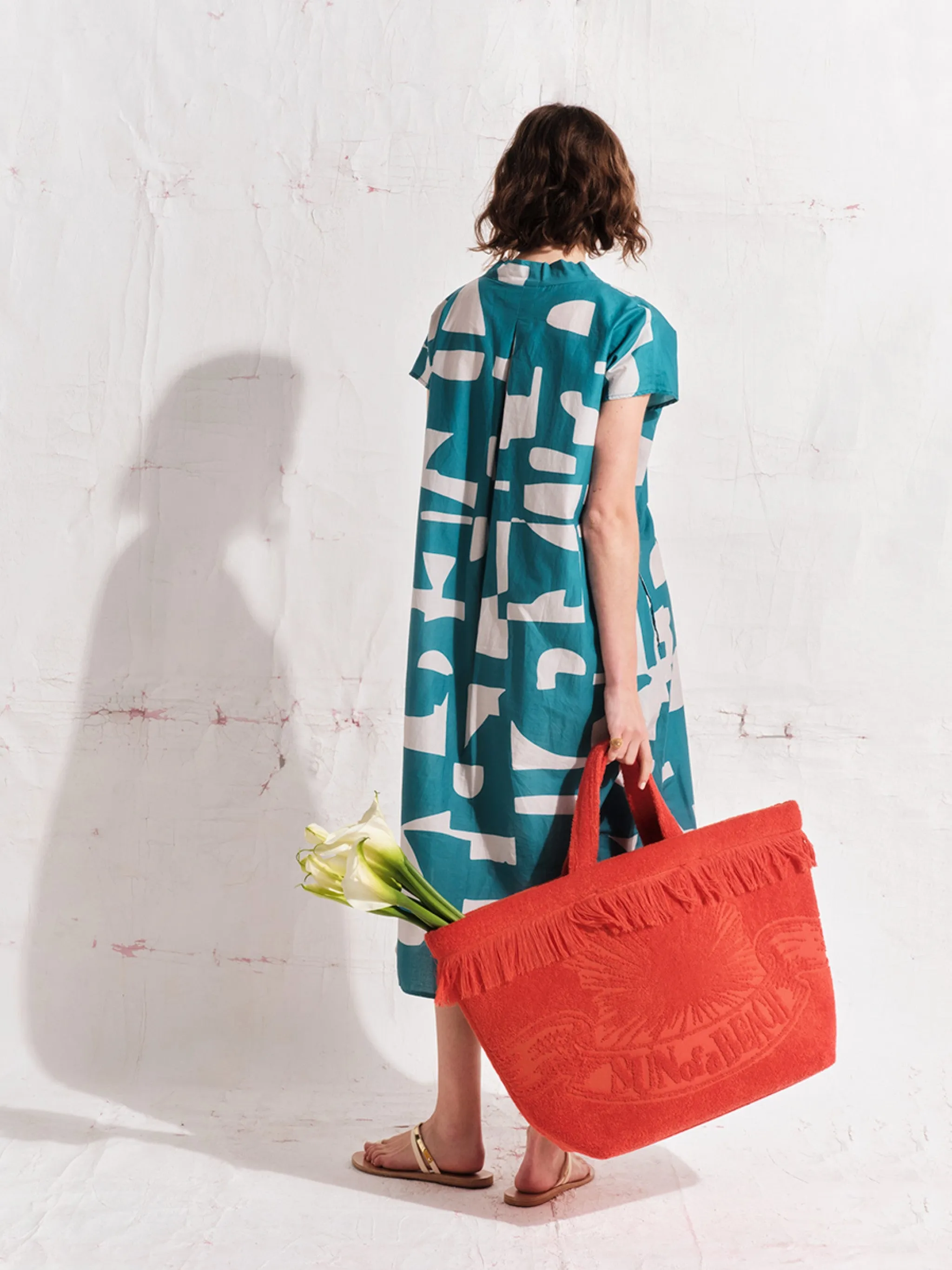 August Orange | Oversized Beach Bag