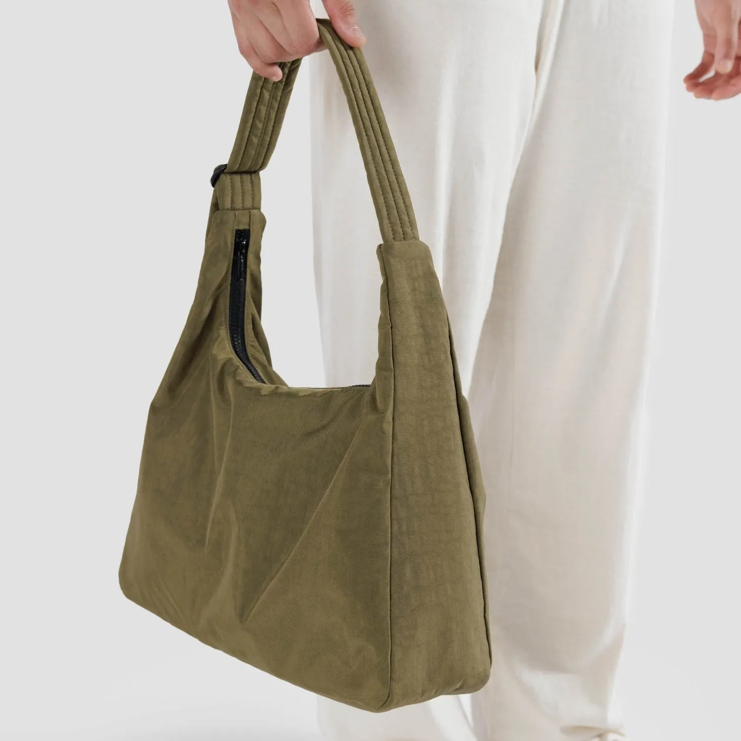 Baggu Nylon Shoulder Bag in Seaweed