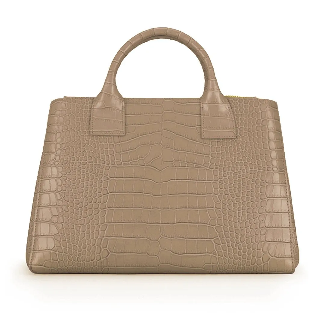 Bella Croco 15" - Light Beige