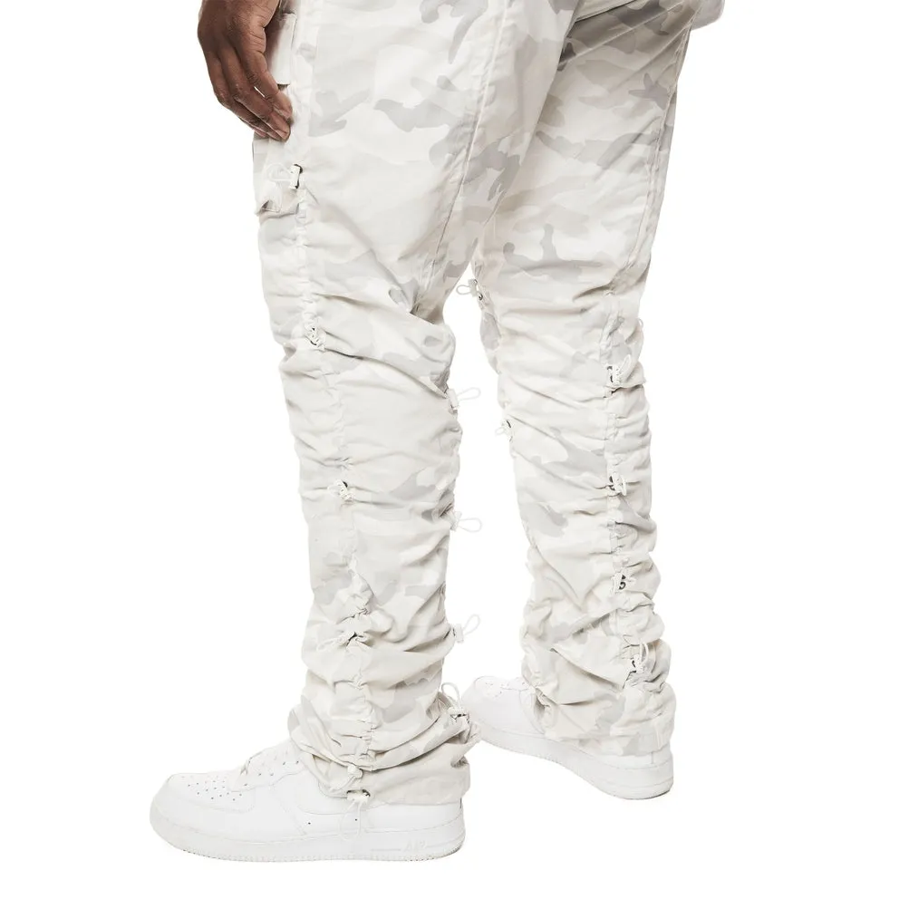 Big and Tall - Utility Bungee Twill Pants - White Camo