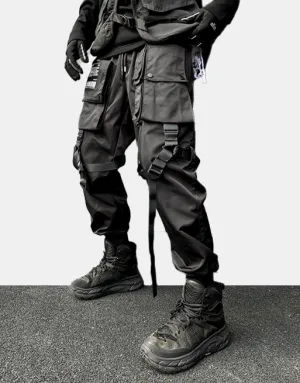 Black Utility Cargo Pants