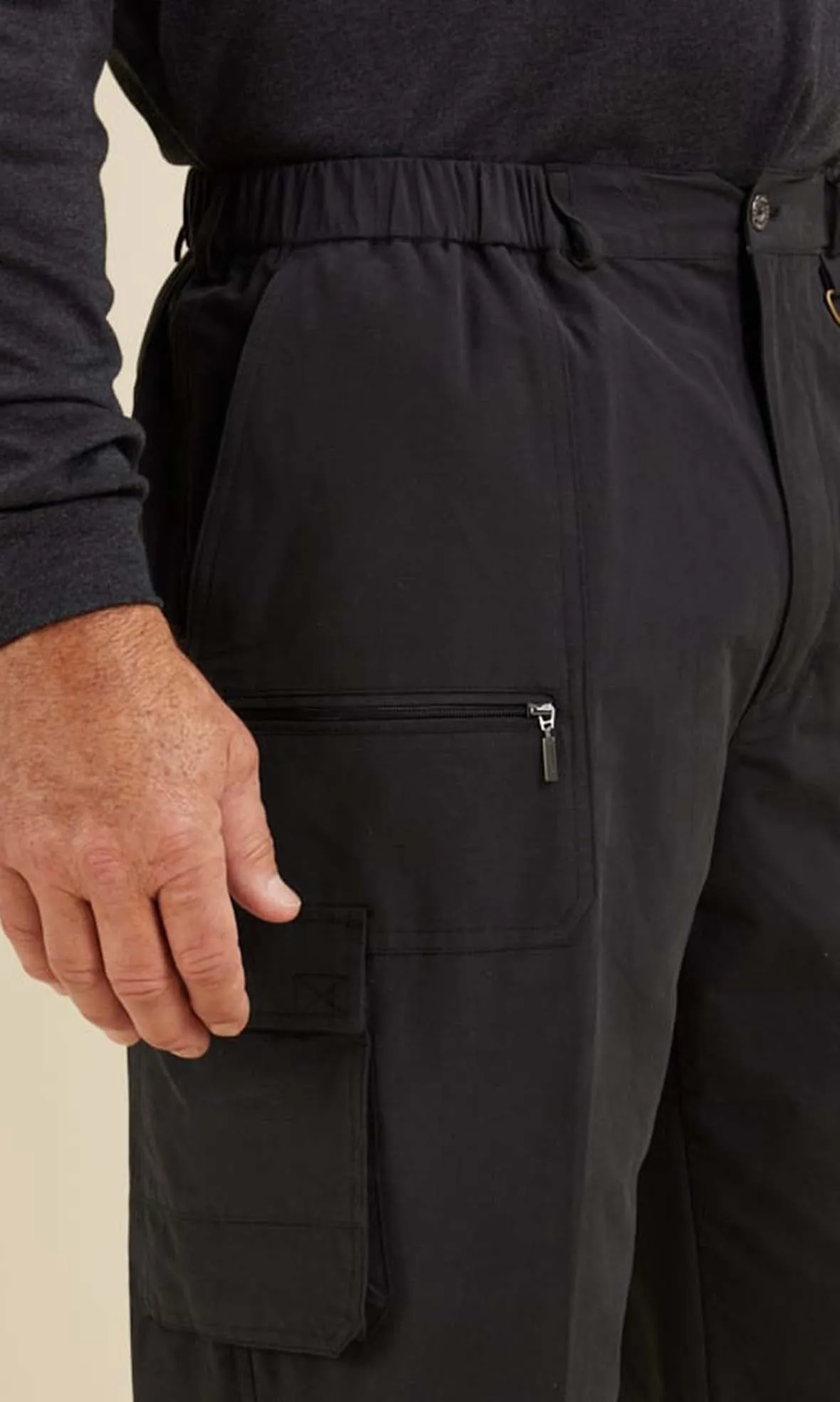 Cotton/Nylon Pant Woodbury Black