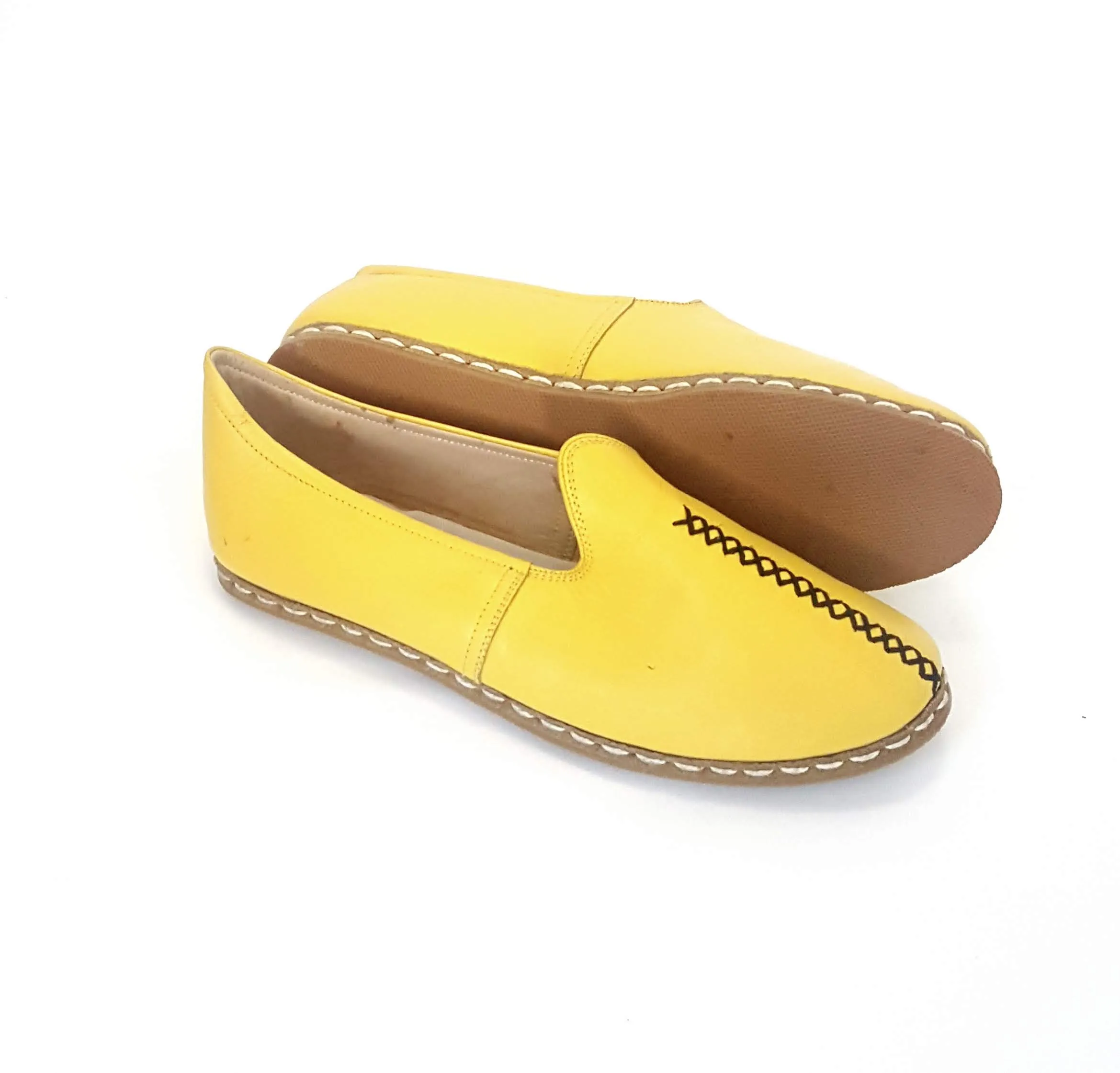 Derin Loafers in Mustard