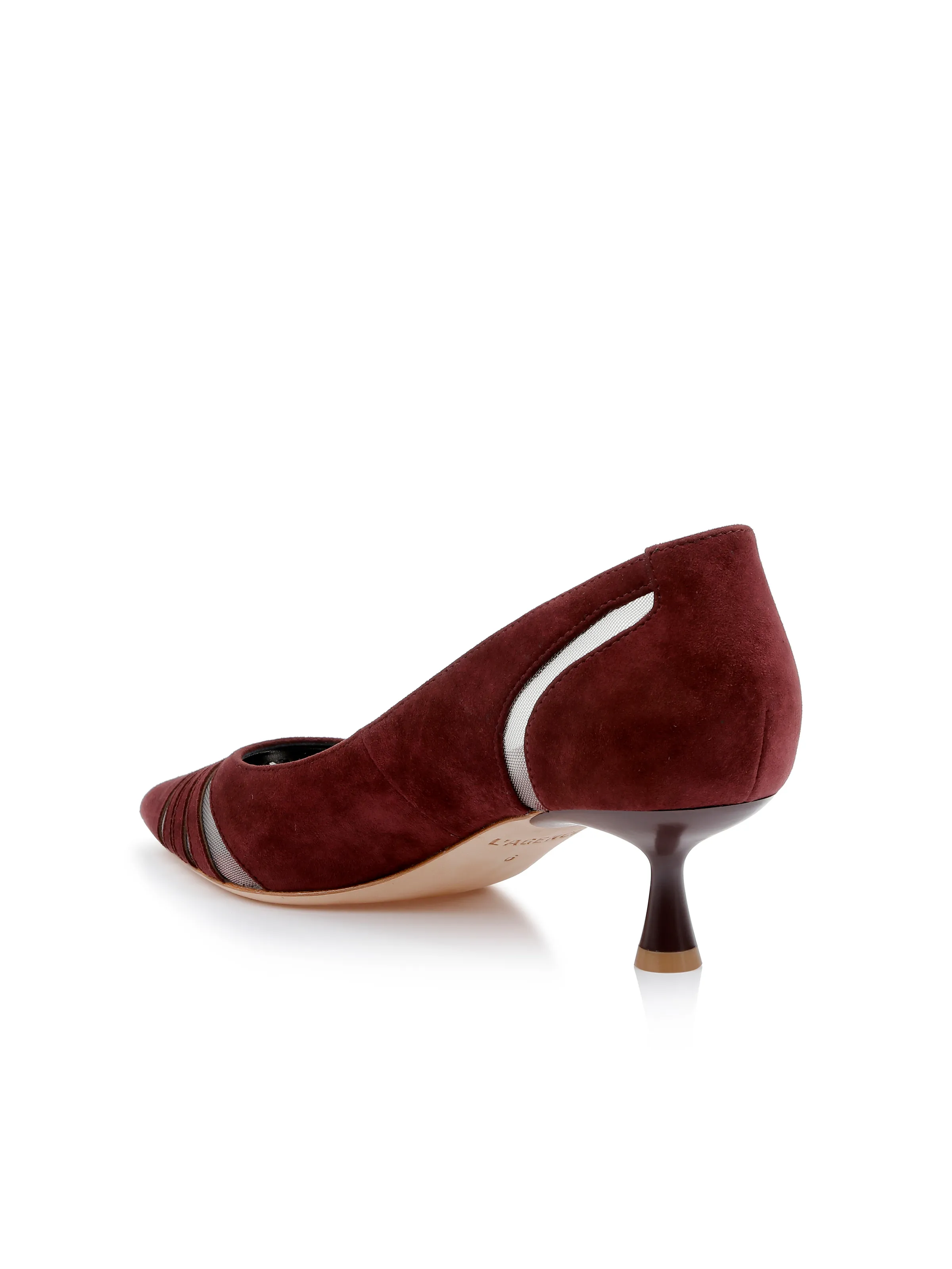 Eglantine Suede Kitten Pump