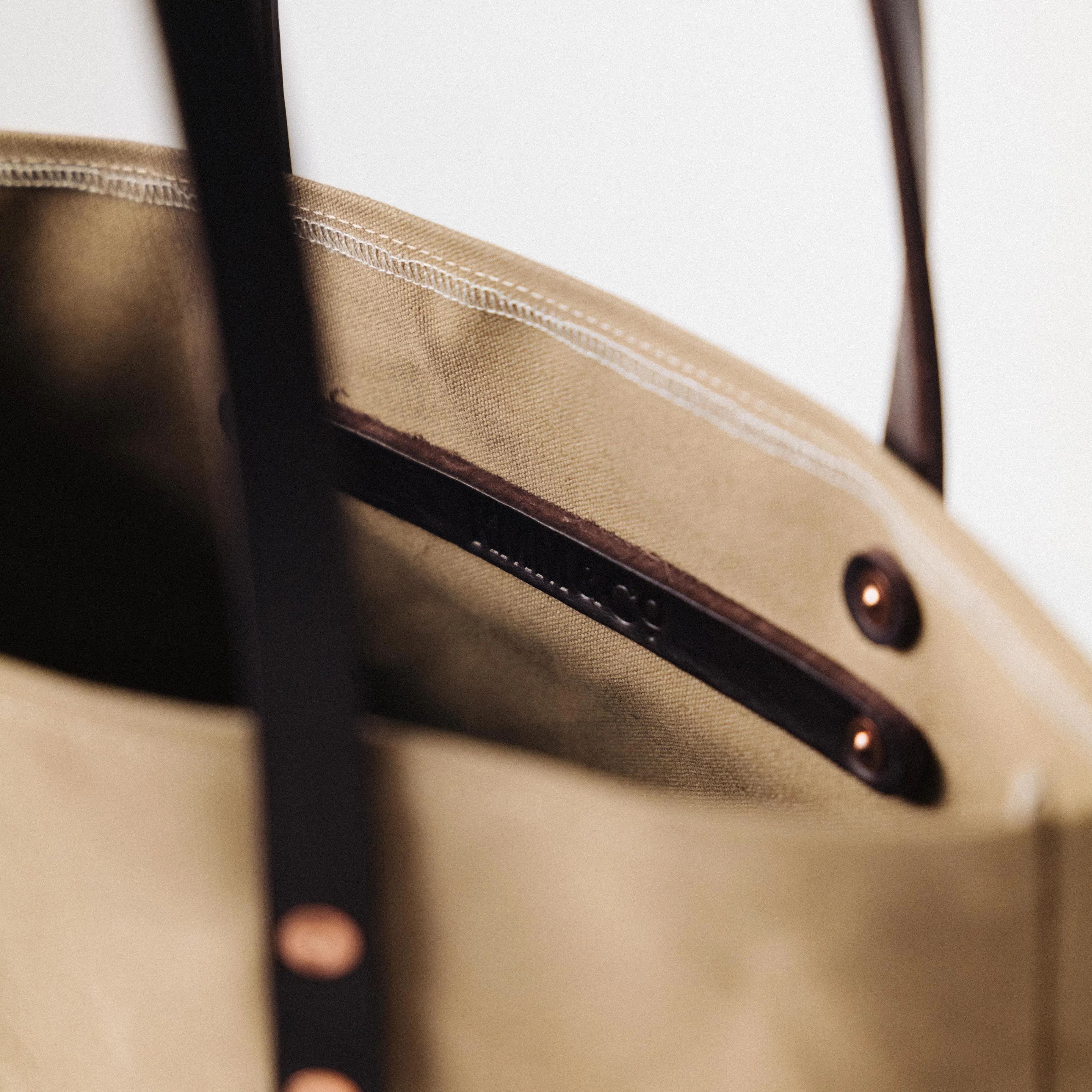 Field Tan Canvas Tote