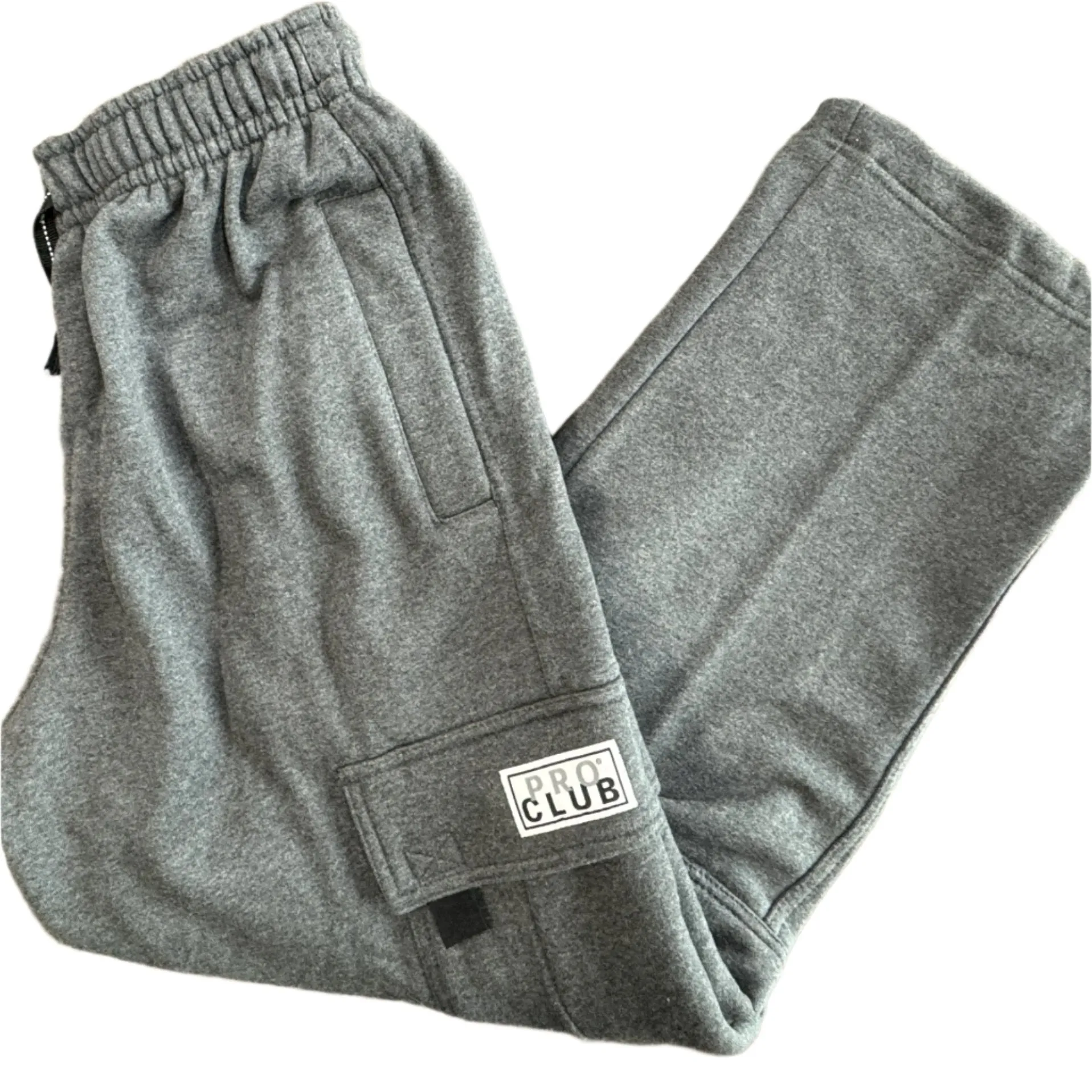 Fleece Cargo Pants - Charcoal