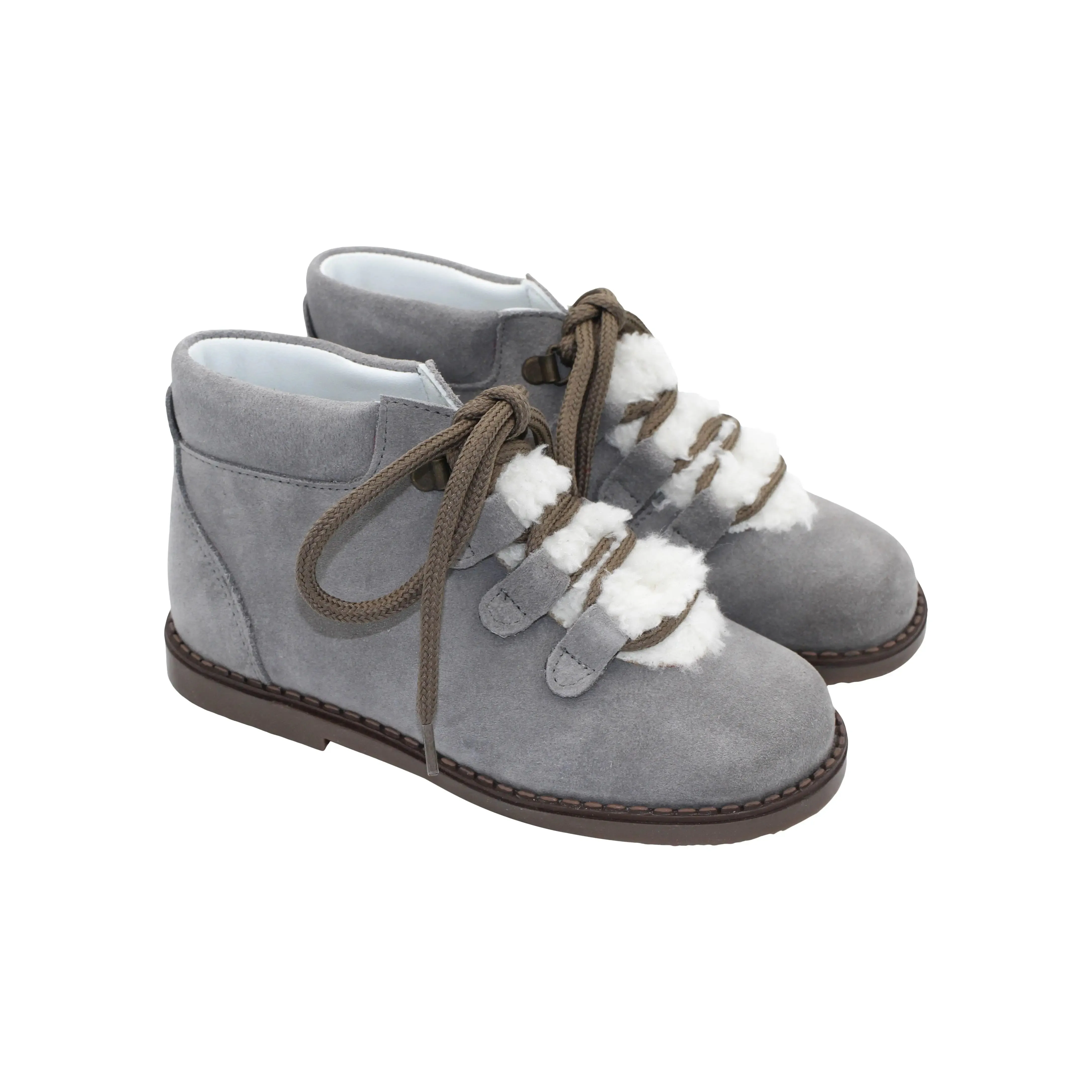 Hugo- Grey Suede Boy Boots