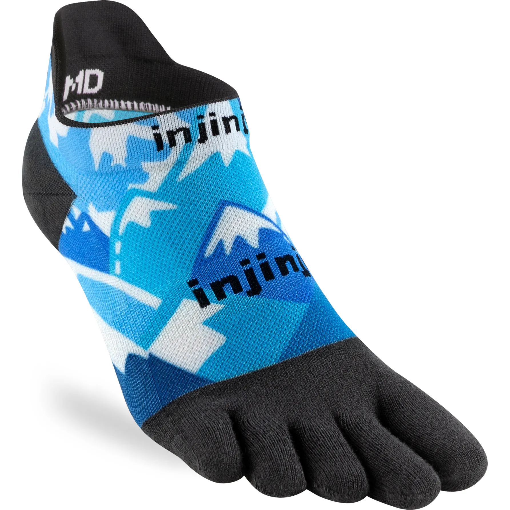 Injinji Womens Run Lightweight No-show Coolmax Toe socks