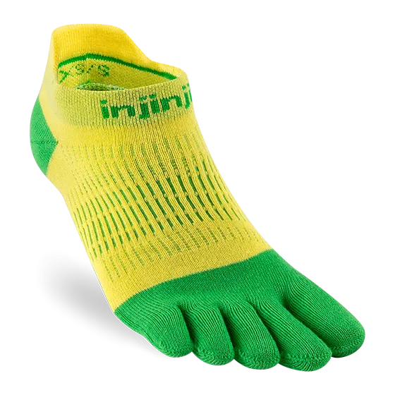 Injinji Womens Run Lightweight No-show Coolmax Toe socks