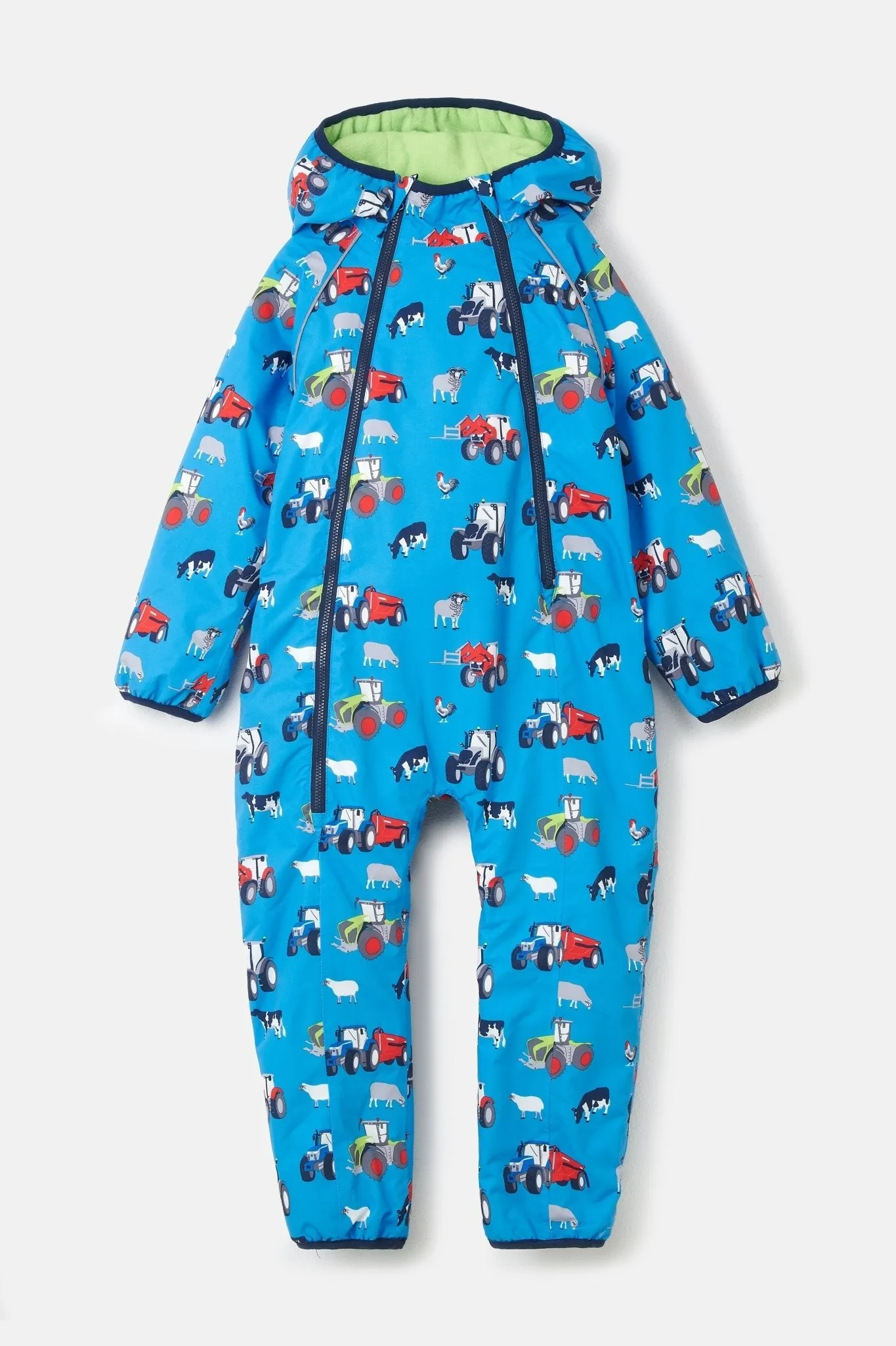 Jamie Puddlesuit - Blue Farm Print