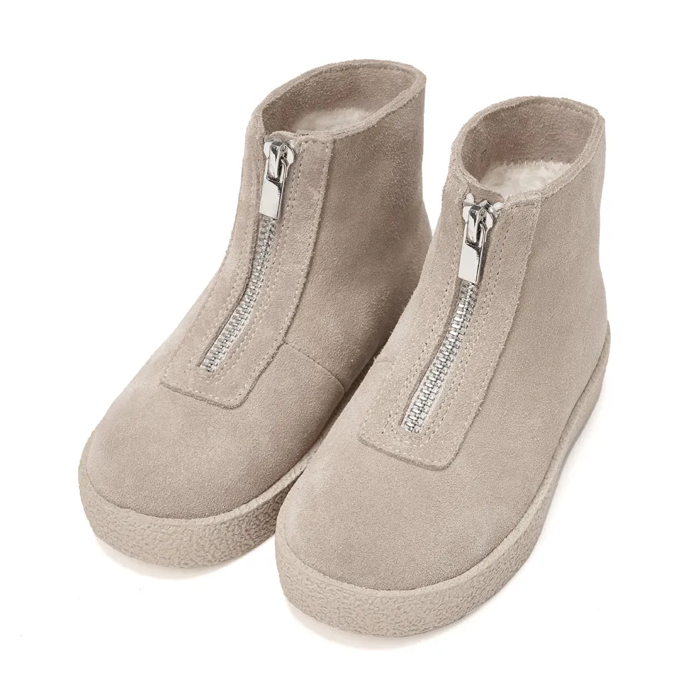 Leah Suede Light Beige