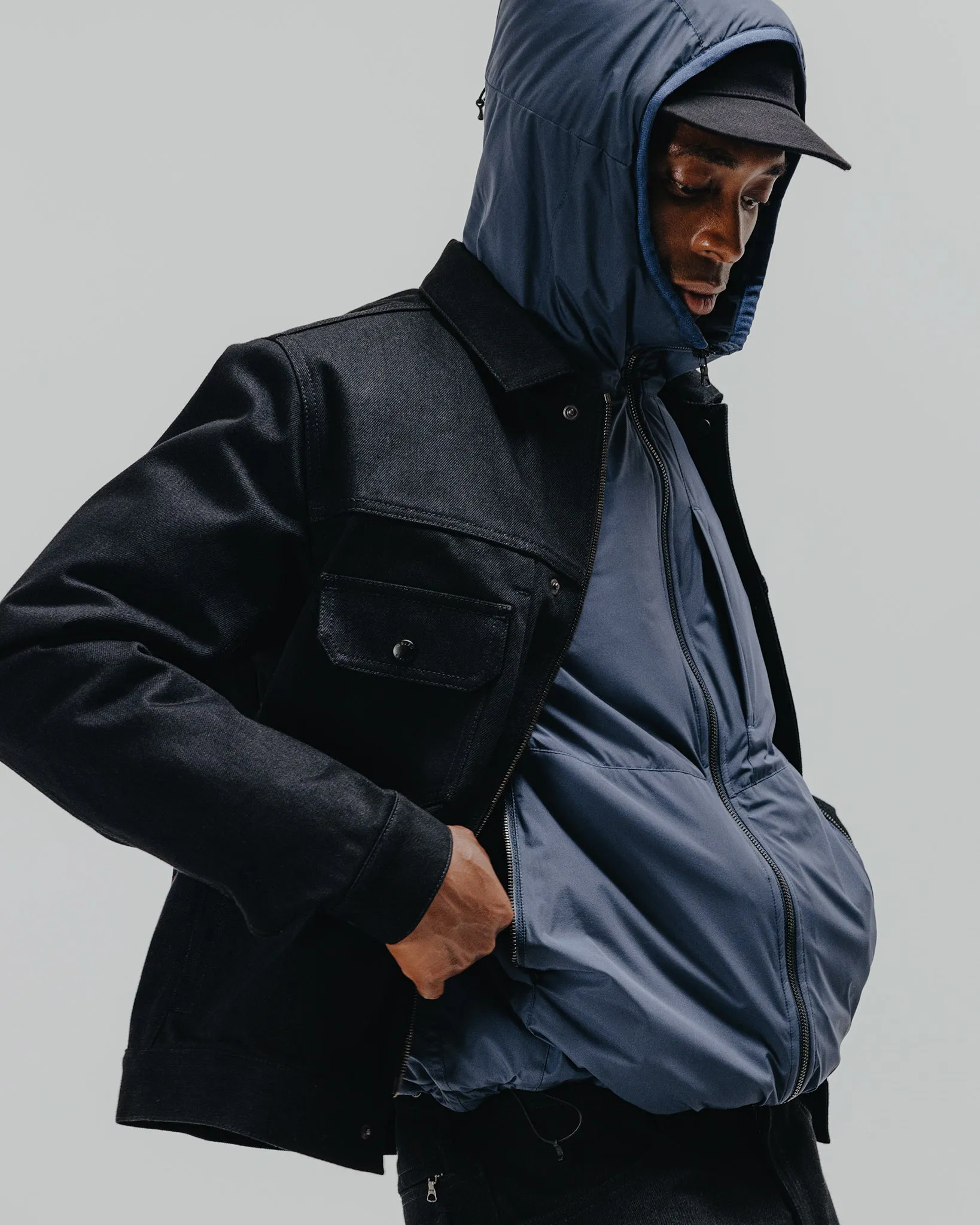 Logan Parka - GORE-TEX WINDSTOPPER® 2L Nylon Ripstop / Primaloft® Navy