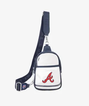 MLB Atlanta Braves Clear Mini Sling Stadium Bag