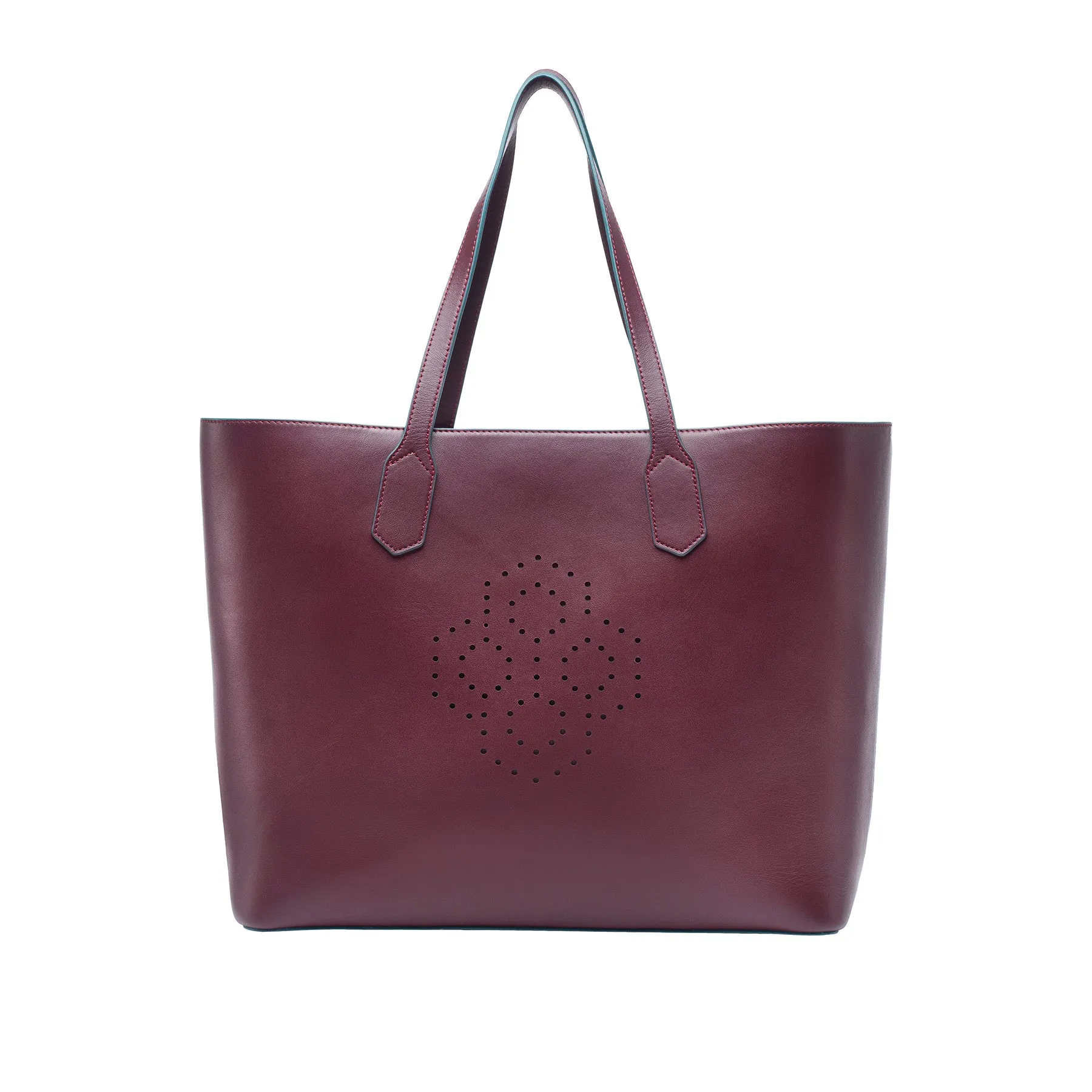 Monogram Tote - Burgundy