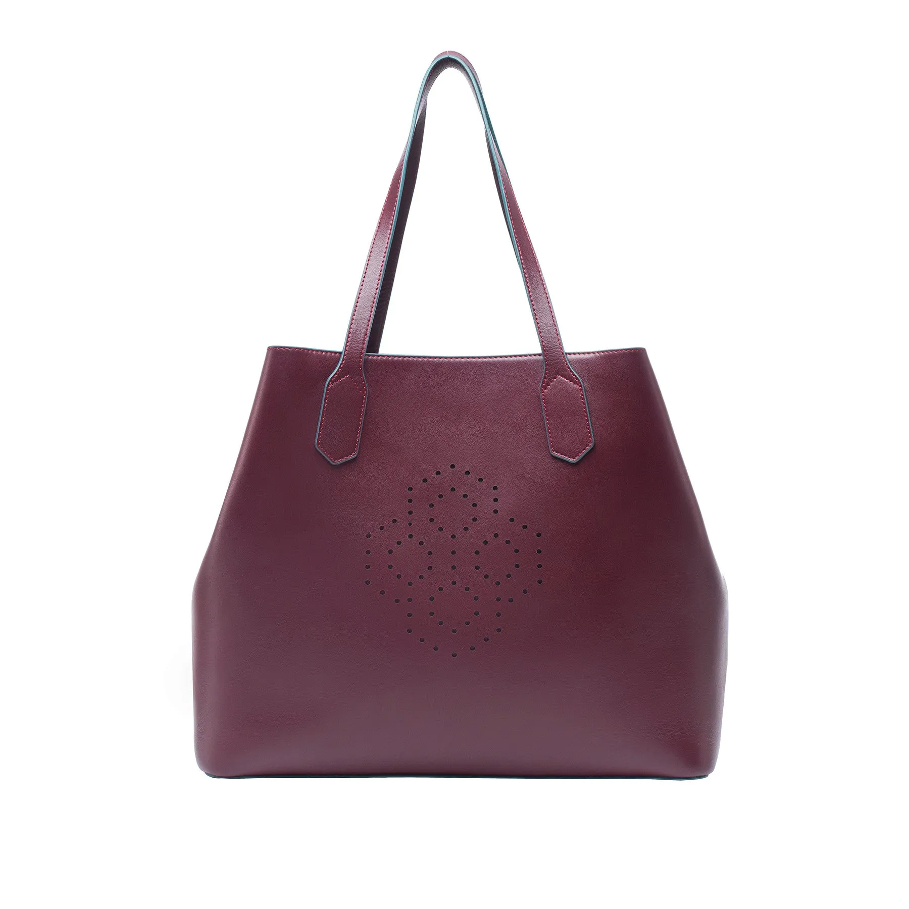 Monogram Tote - Burgundy