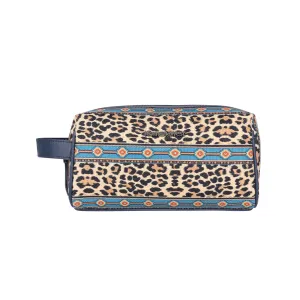 MW1196-190 Montana West Leopard/Aztec Multi Purpose/Travel Pouch