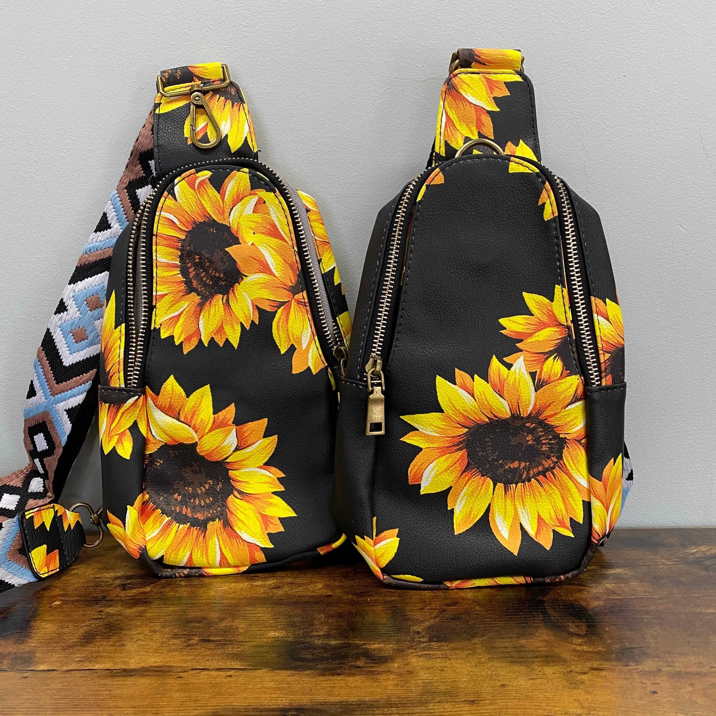 *NEW Sling Crossbody - Sunflowers