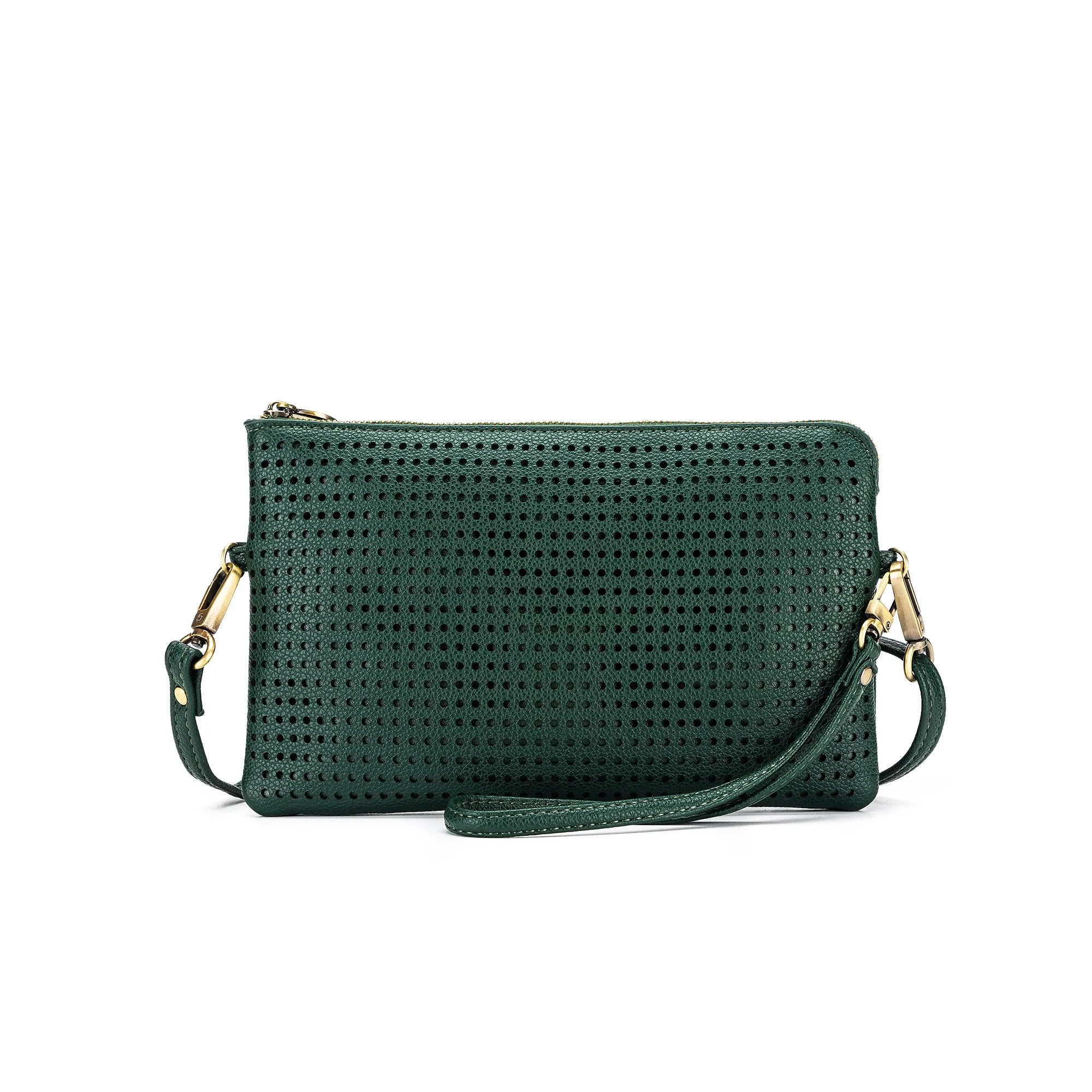 Nina Deep Green Crossbody/Clutch