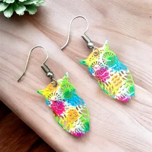 Owl Hollow Out Earrings