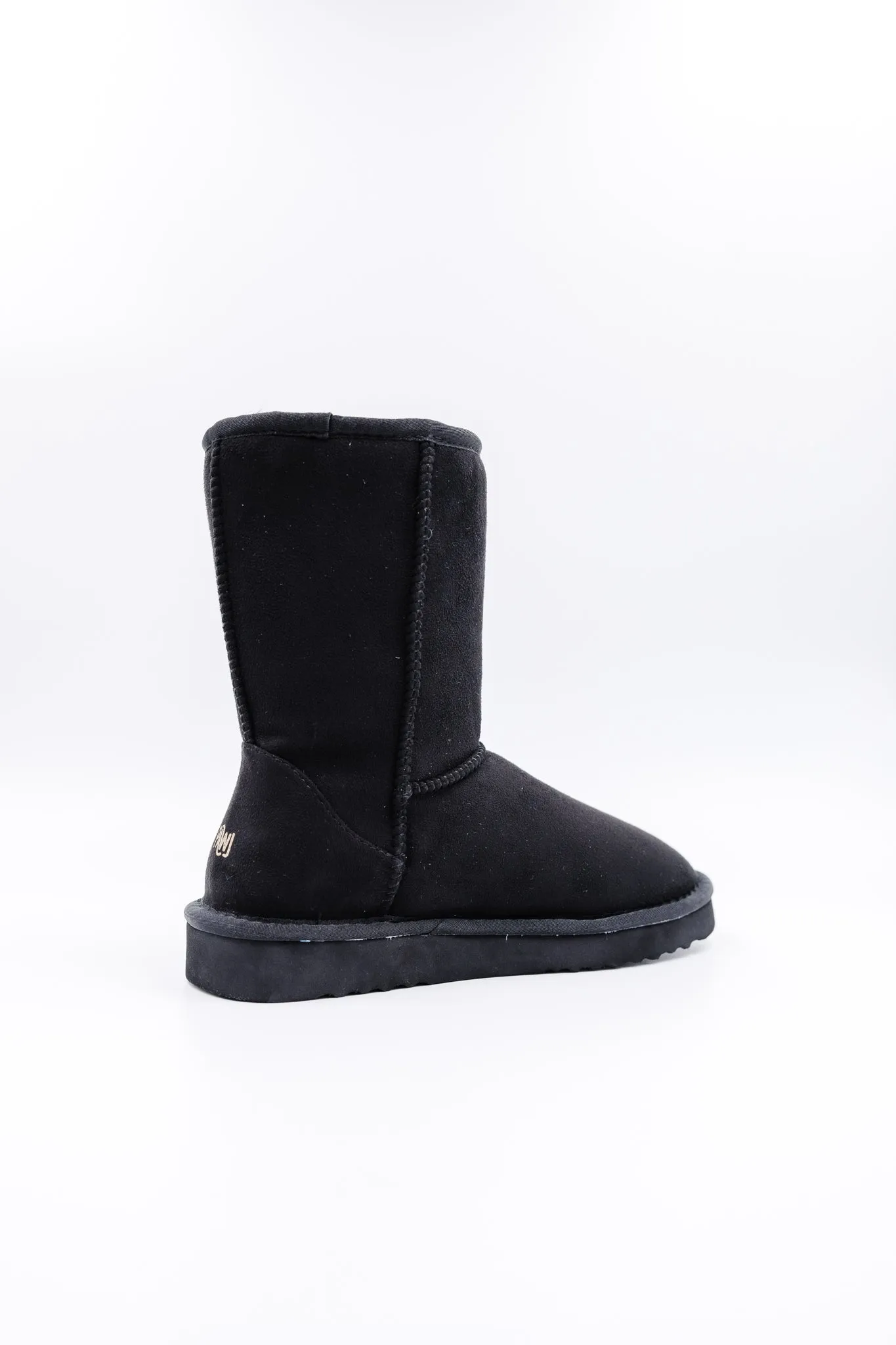 PAWJ Men's Short Boot | Black / Black Mink