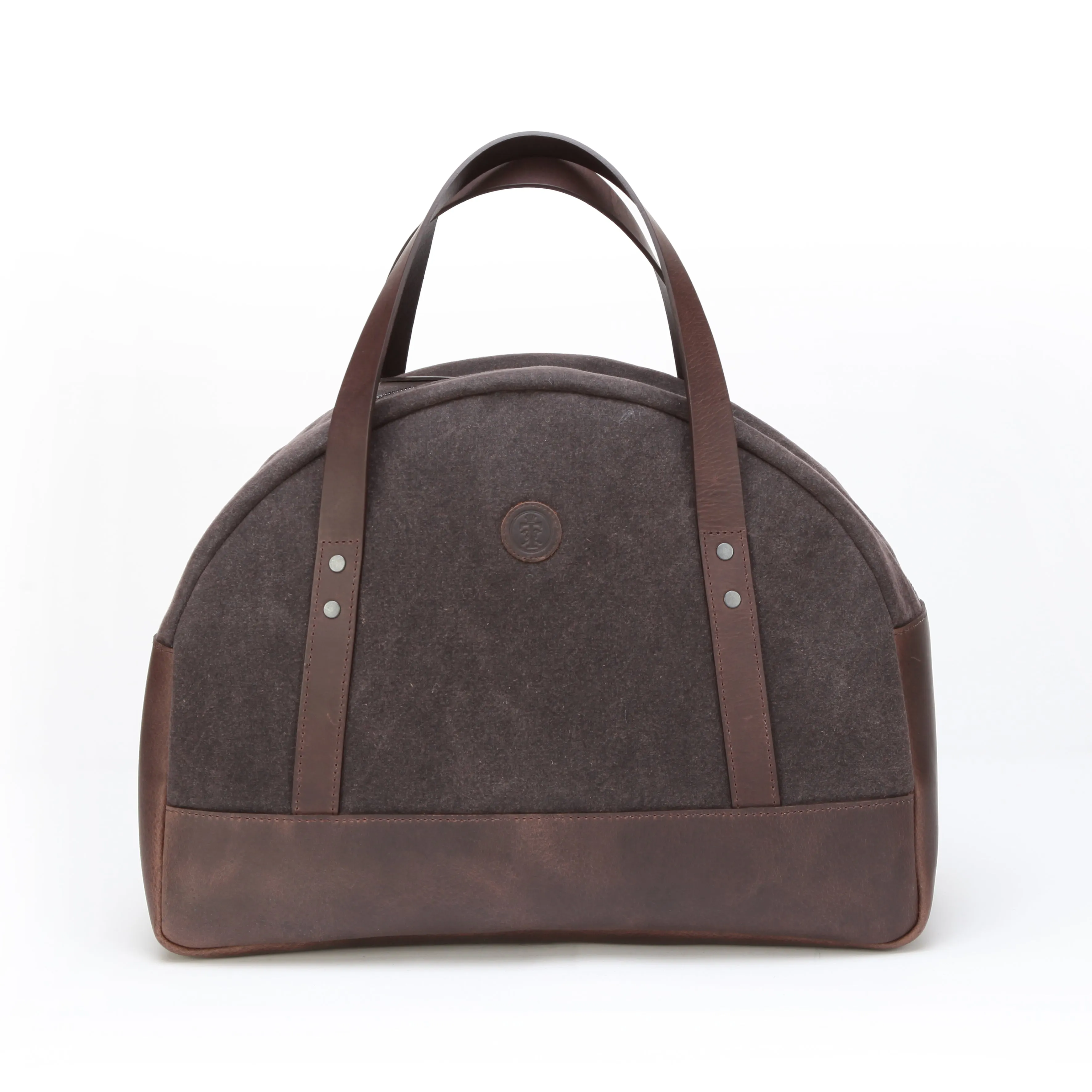 Sandon Brown Wax Bowling Bag