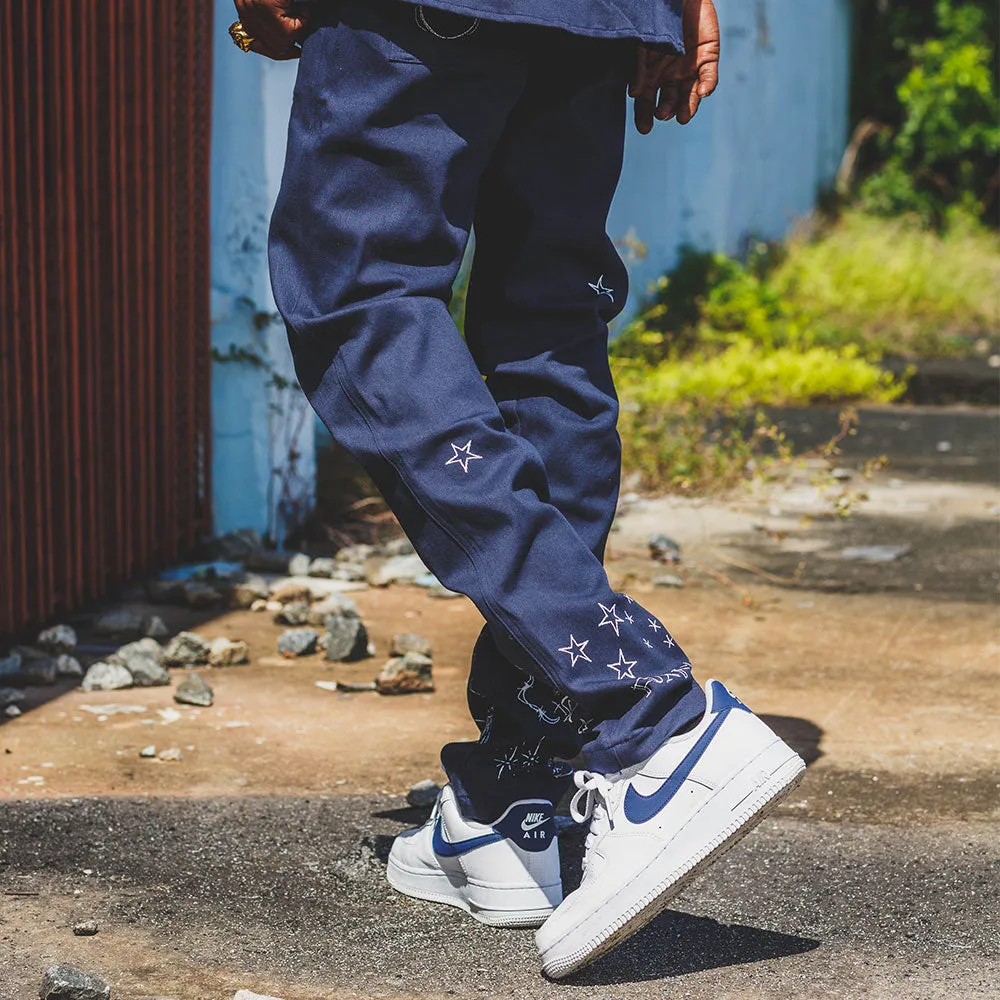 Scribblez Work Pants Navy