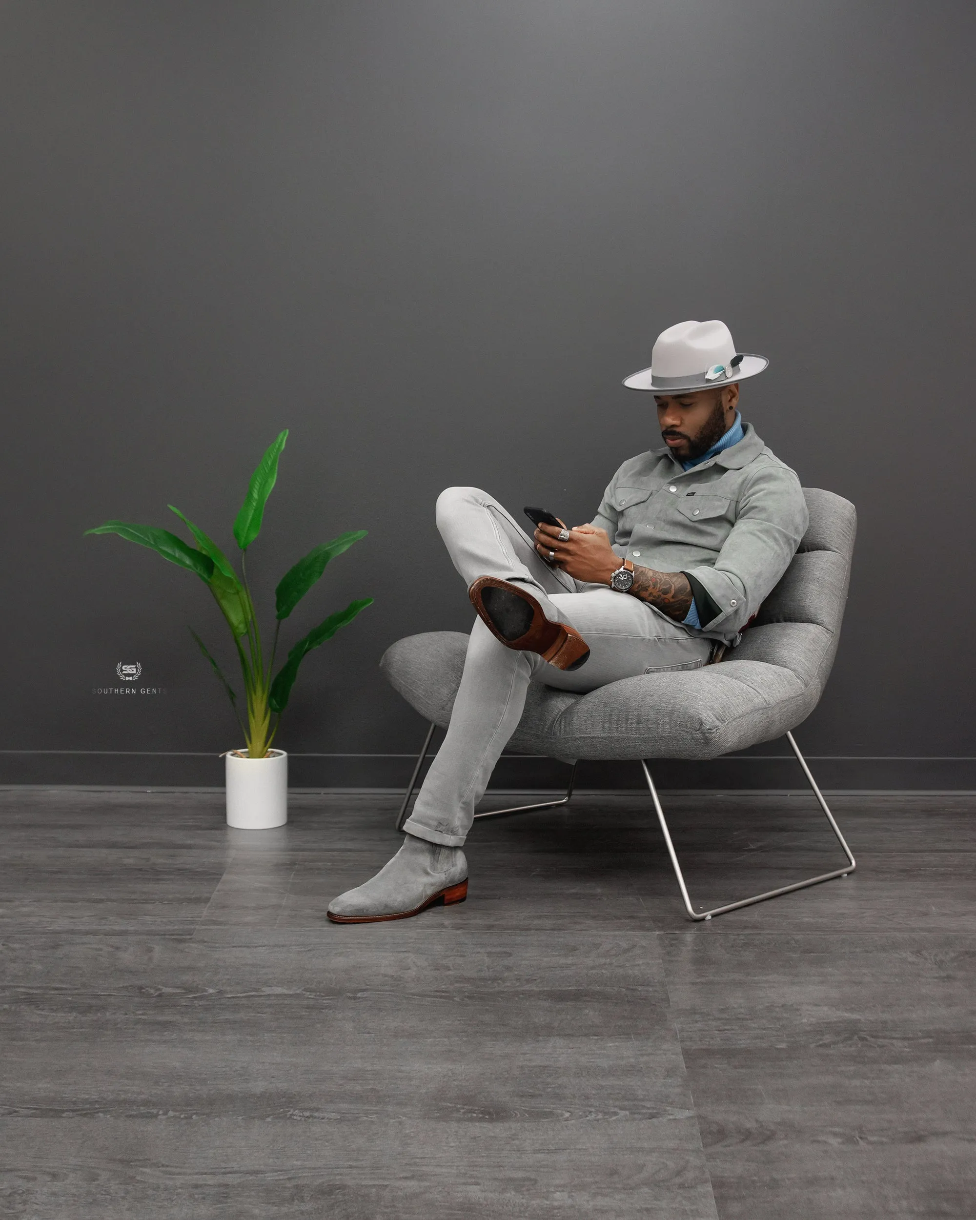 SG Damien Chelsea Boot - Grey