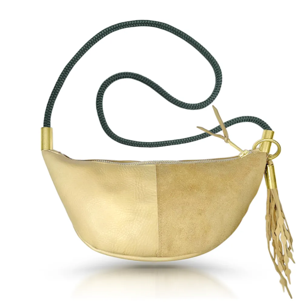 Sling Bag in Sand Leather