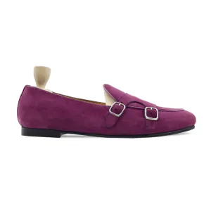 Sundsvall - Men's Boysenberry Kid Suede Loafer