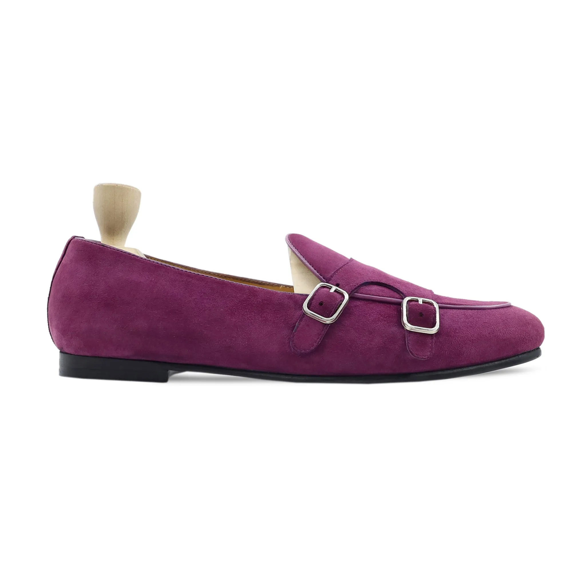 Sundsvall - Men's Boysenberry Kid Suede Loafer