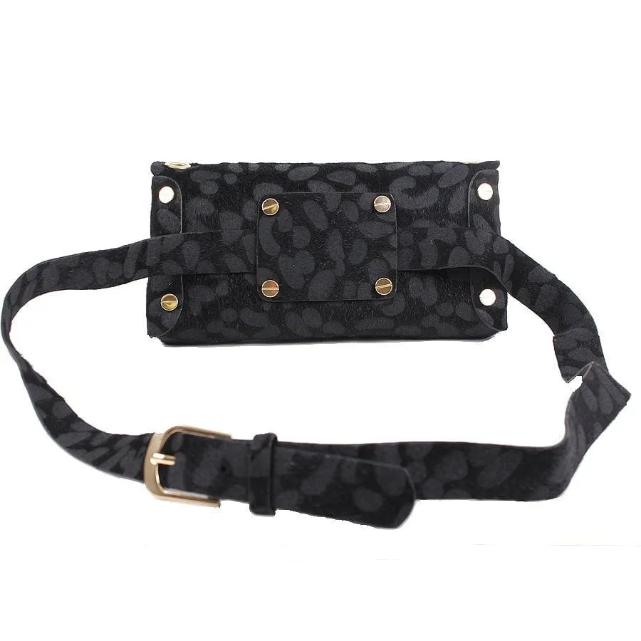 TG10083 Fur Cheetah Convertible Crossbody/Fanny Pack