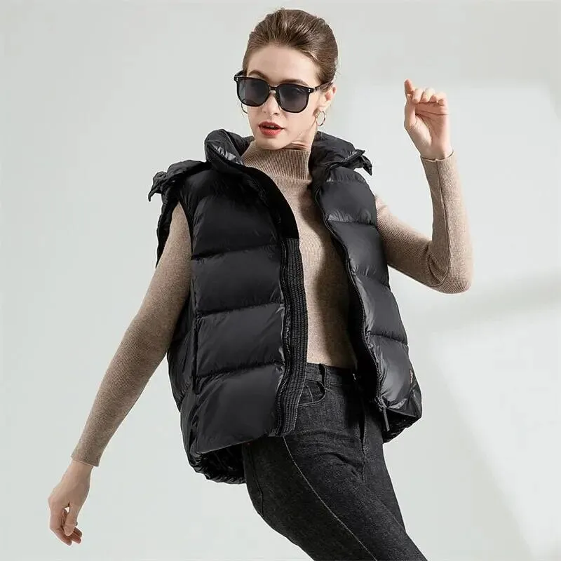 The Rebel hooded Puffer Jacket Women | Down Jacket Women | Short hooded Parka jacket