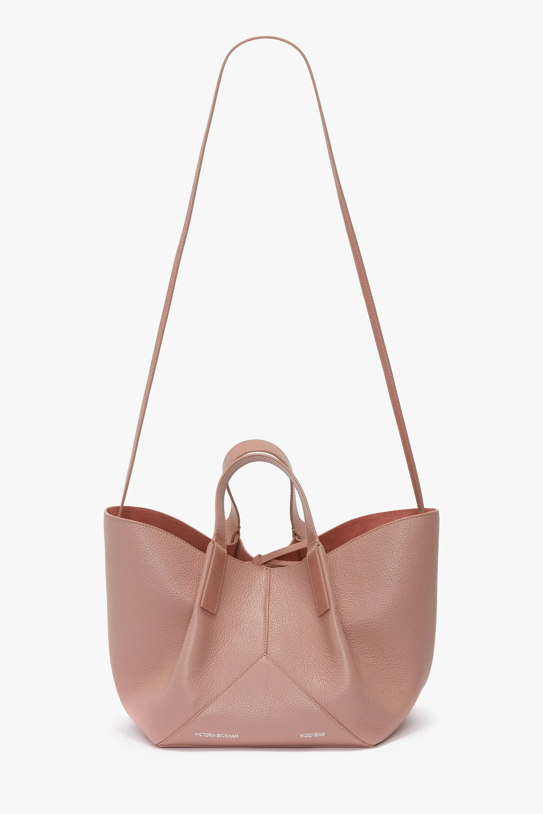 W11 Mini Tote Bag In Marshmallow Leather